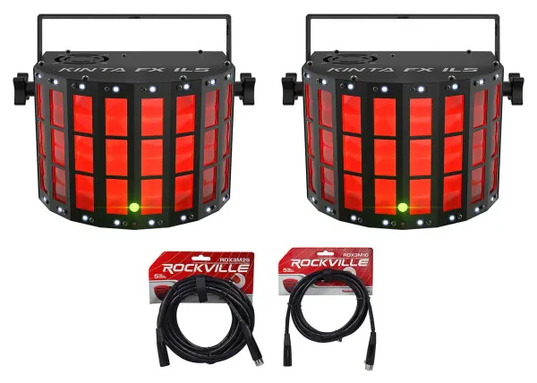 Светодиодный прибор Chauvet DJ Kinta FX ILS D-Fi USB DMX с кабелем (пара)