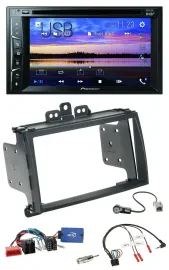 Pioneer Bluetooth 2DIN USB DVD DAB Lenkrad Autoradio für Hyundai i20 09-12 schwa