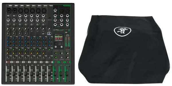 Mackie ProFX12v3+ 12-Channel Mixer w/Enhanced FX/USB Recording/Bluetooth+Cover