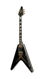 Электрогитара Gibson Custom Shop Flying V Custom Ebony