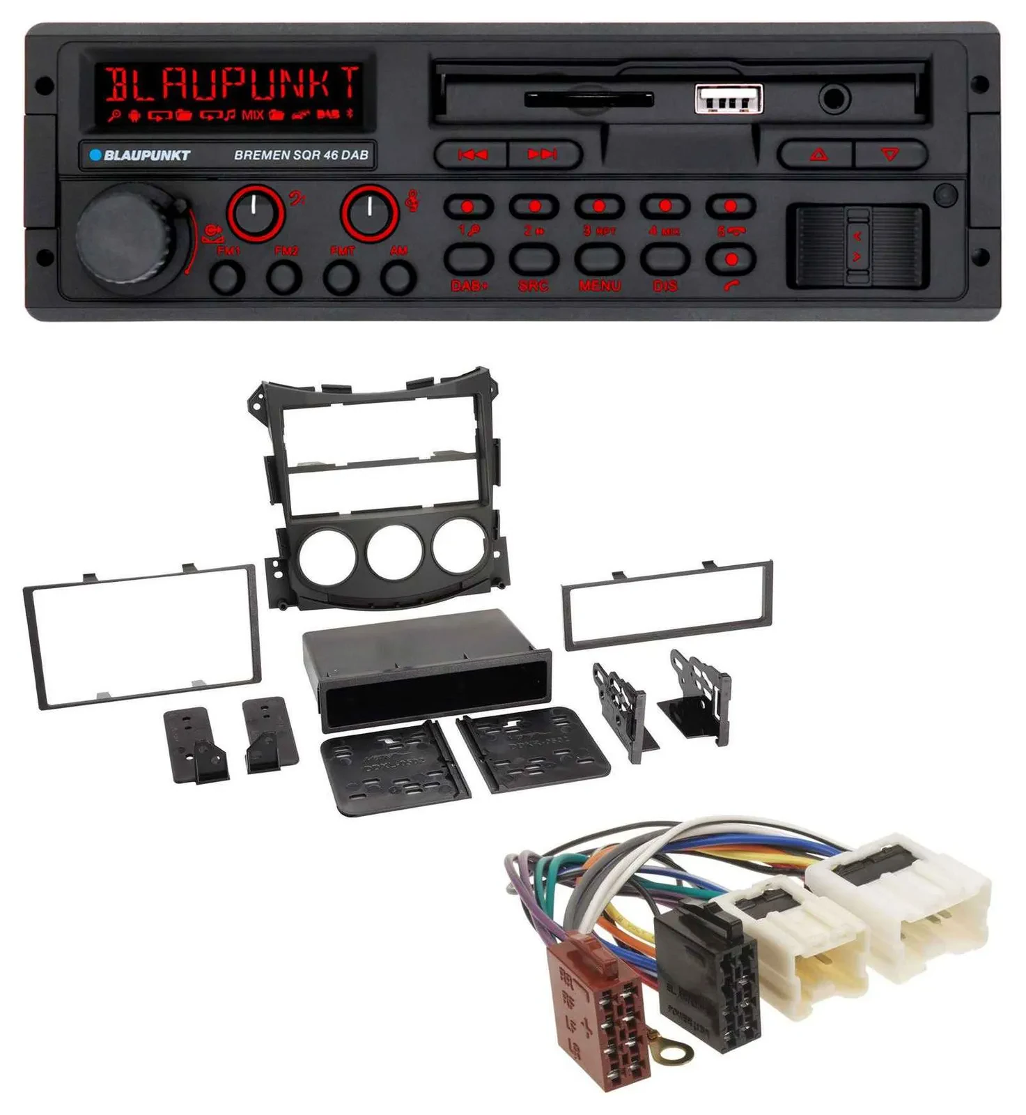 Blaupunkt SD MP3 USB Bluetooth DAB Autoradio für Nissan 370Z (ab 2009)