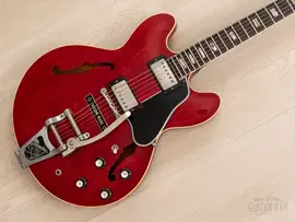 Гитара 1964 Gibson ES-335 TDC Vintage Guitar Cherry, 100% Original w/ Pat # Pickups
