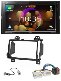 JVC DAB MP3 2DIN Bluetooth USB Autoradio für Hyundai H1 (08-15)