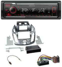 Kenwood MP3 Bluetooth USB DAB Autoradio für Ford Transit Connect 2012-2018 Displ