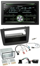 Pioneer Bluetooth Lenkrad DAB 2DIN USB CD Autoradio für Alfa Romeo Mito 08-14 sc