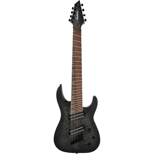 Электрогитара Jackson X Soloist Arch Top SLATX8Q MS 8-String Multi-Scale Transparent Black Burst