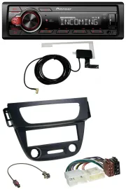 Pioneer USB MP3 DAB Bluetooth Autoradio für Renault Megane 3 09-14 schwarz
