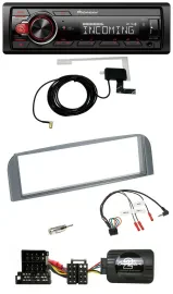 Pioneer MP3 Lenkrad CD DAB USB Autoradio für Alfa 147 GT anthrazit