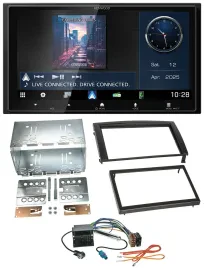 Kenwood Bluetooth 2DIN USB DAB MP3 Autoradio für Skoda Fabia 6Y Facelift 2004-20