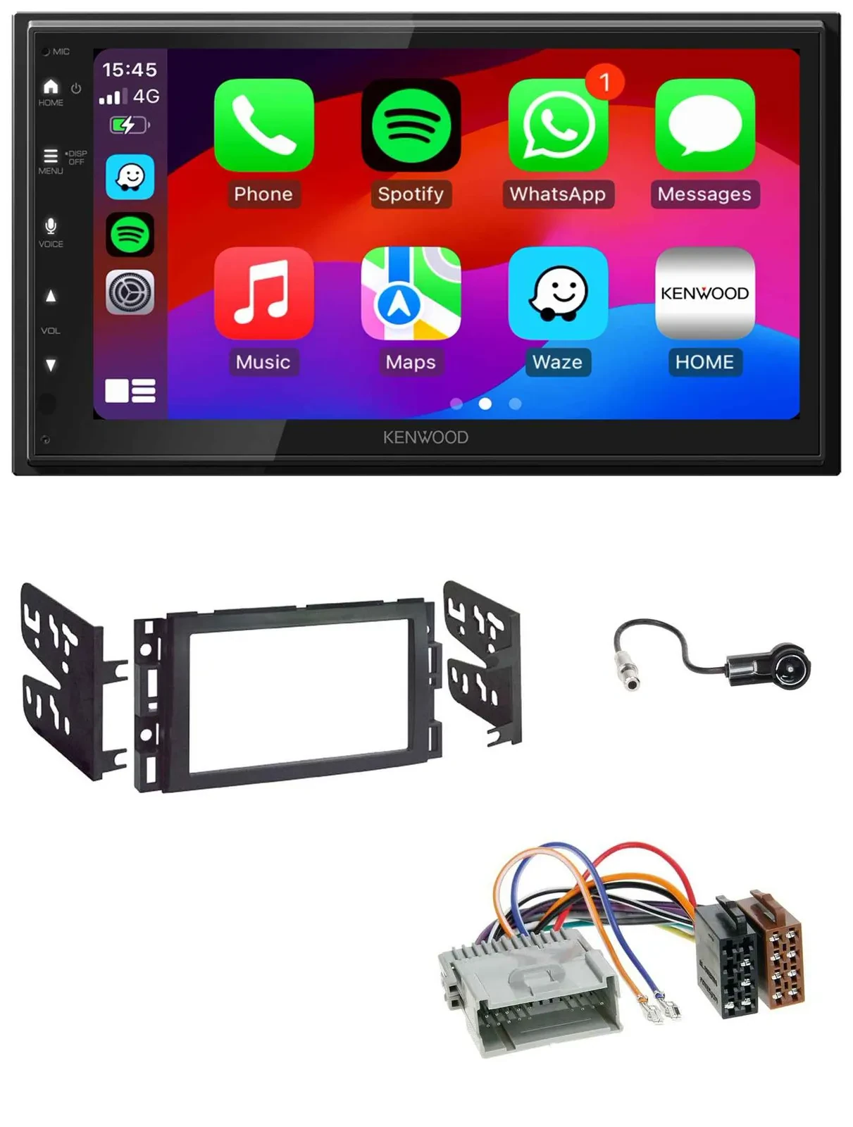 Kenwood MP3 USB DAB 2DIN Bluetooth Autoradio für Buick Enclave 2008-2012 Lucerne