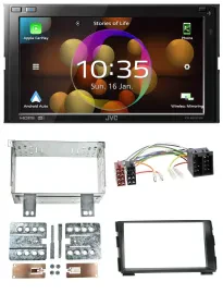 Автомагнитола JVC 2DIN DAB MP3 Bluetooth USB для Kia Ceed 2009–2012, proCeed 2011–2013
