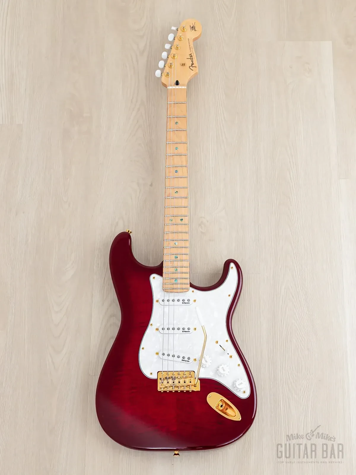 Электрогитара Fender Richie Kotzen Signature Stratocaster STR-RK SSS See-Through Red w/gigbag Japan 2013