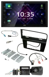 JVC DAB 2DIN Lenkrad Bluetooth USB Autoradio für VW Golf VII ab 2012