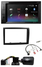 Pioneer Bluetooth Lenkrad USB 2DIN DAB DVD Autoradio für Citroen Jumper Peugeot