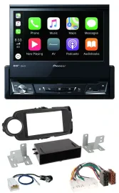 Автомагнитола Pioneer для Toyota Yaris (2011–2014) DVD, Bluetooth, DAB, USB, MP3, черная