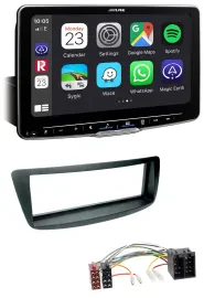 Alpine Bluetooth MP3 USB DAB Autoradio für Citroen C1 Peugeot 107 (05-14)