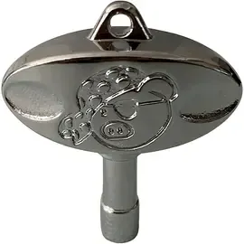 Ключ для барабана DrumKeyShop Pork Pie Drum Company Signature Drum Key - Chrome