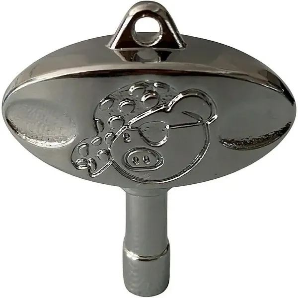 Ключ для барабана DrumKeyShop Pork Pie Drum Company Signature Drum Key - Chrome