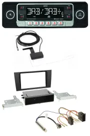 Dietz DAB Bluetooth USB MP3 Autoradio für Audi A4 (B5 1999-2001) Symphony