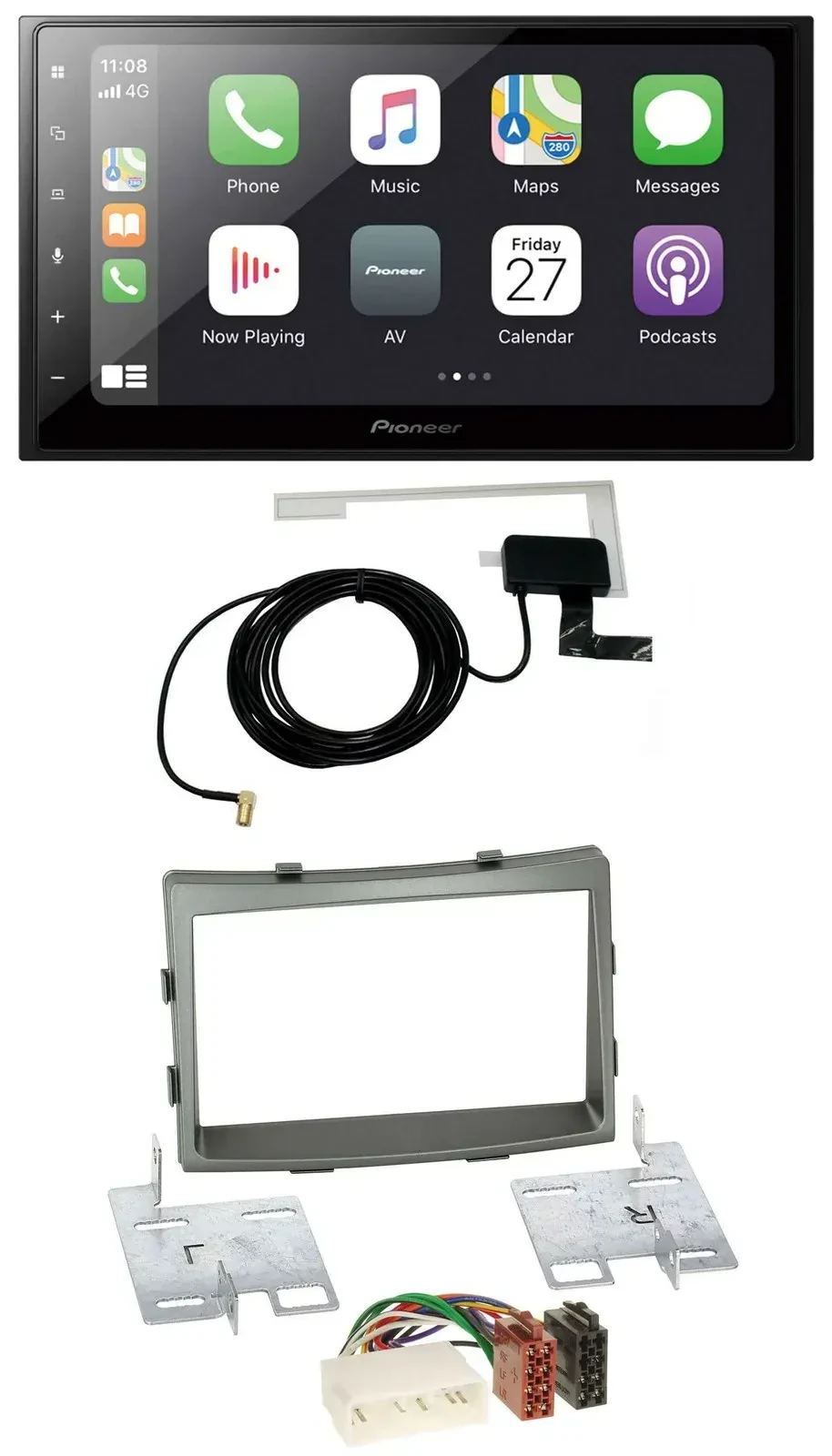 Автомагнитола для SsangYong Rodius Pioneer 2DIN, USB, MP3, Bluetooth, DAB