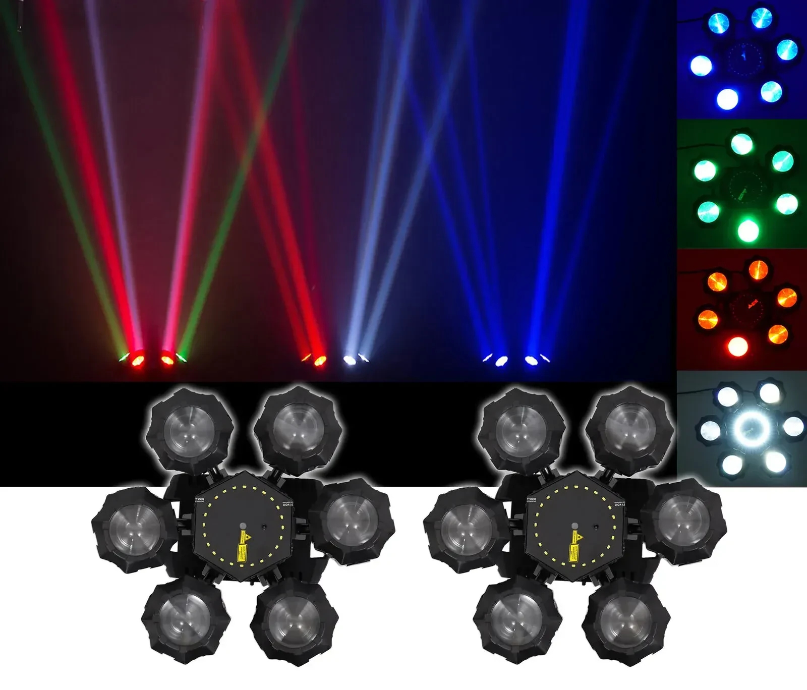 Светодиодный прибор Chauvet DJ Helicopter Q6 (пара)