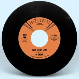 Виниловая пластинка The Ebonys - Back In My Arms B/w I Can't Help But Love You [New 7" Vinyl]