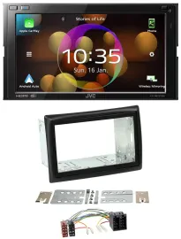 JVC DAB MP3 2DIN Bluetooth USB Autoradio für Renault Megane 2002-2008