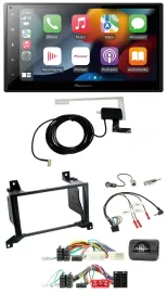 Автомагнитола для Hyundai Santa Fe CM (2009–2020) Pioneer 2 DIN, USB, Bluetooth, DAB, поддержка управления на руле