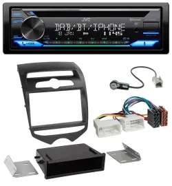 JVC Bluetooth MP3 USB DAB CD Autoradio für Hyundai ix20 (ab 10) man. Klima