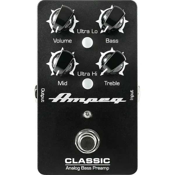 Напольный предусилитель для бас-гитары Ampeg Classic Analog Bass Preamp