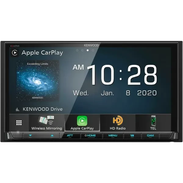 2021 - Kenwood - DMX908S 6.95" Double DIN Multimedia Stereo with CarPlay