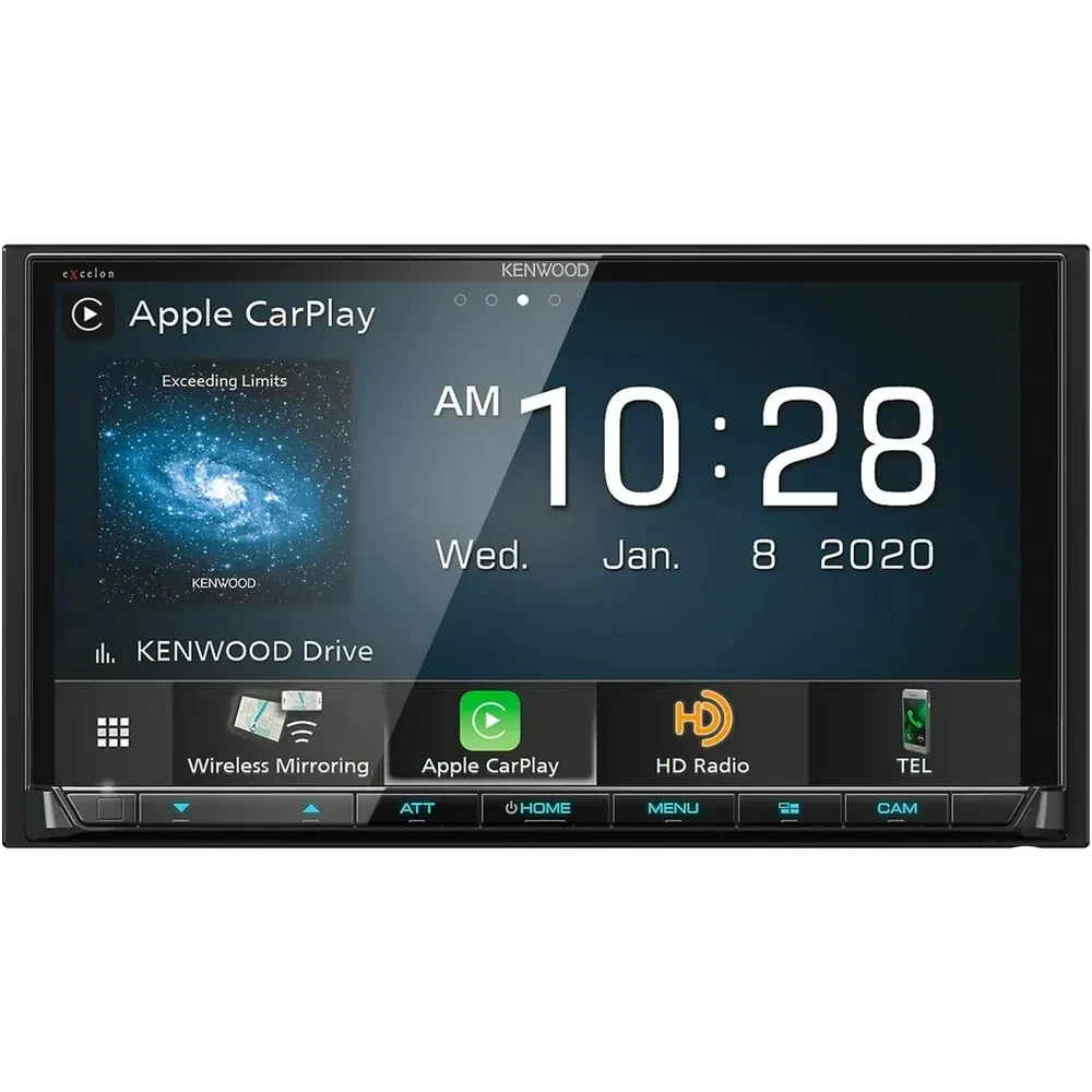 Автомагнитола Kenwood DMX908S 6.95" 2-DIN, Apple CarPlay