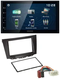 Kenwood 2DIN Bluetooth MP3 USB DAB Autoradio für Suzuki Kizashi (ab 2009)