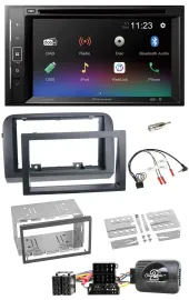 Pioneer Bluetooth Lenkrad USB 2DIN DAB DVD Autoradio für Fiat Croma 2005-2010