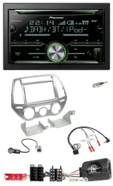 Pioneer Bluetooth Lenkrad DAB 2DIN USB CD Autoradio für Hyundai i20 2012-2014 ma