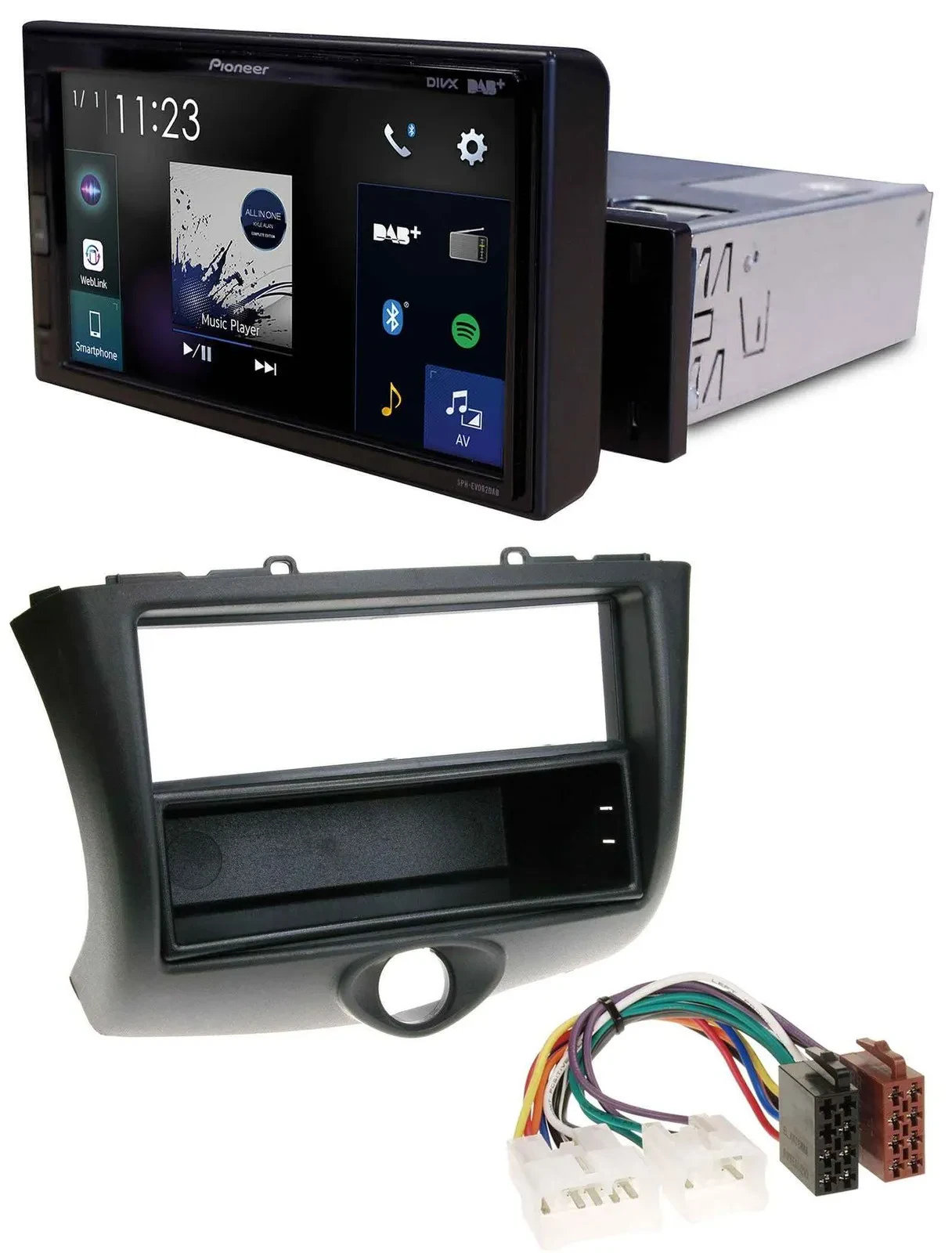 Pioneer DAB MP3 Bluetooth USB Autoradio für Toyota Yaris (2003-2006)