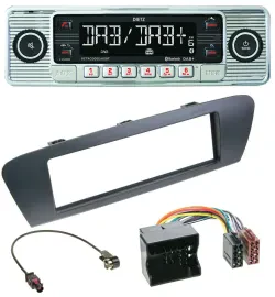 Dietz Bluetooth MP3 DAB USB Autoradio für Renault Scenic (ab 12) - grau