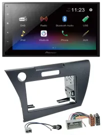 Автомагнитола для Honda CR-Z (с 2010) Pioneer 2-DIN, USB, Bluetooth, DAB, MP3