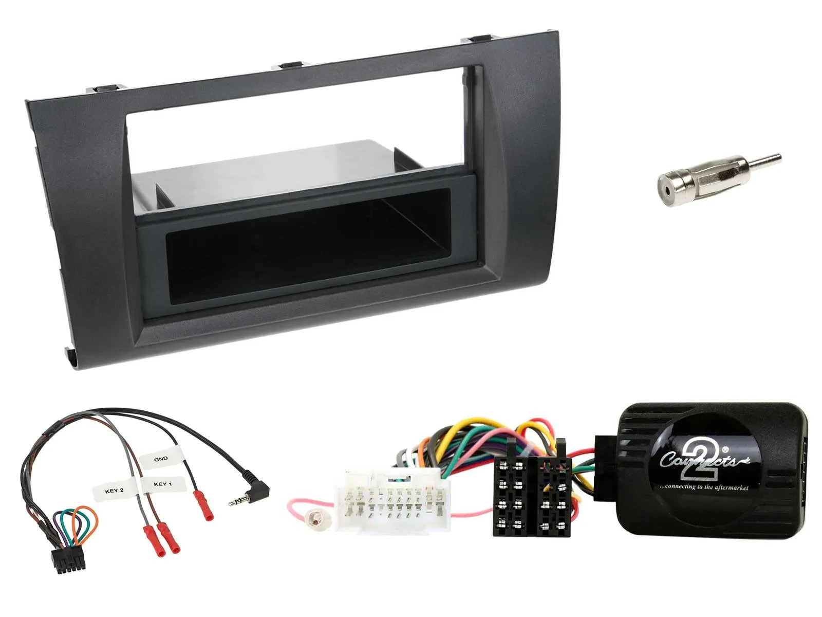 Автомагнитола для Suzuki Swift 2005–2010 Caraudio24 2 DIN (набор)