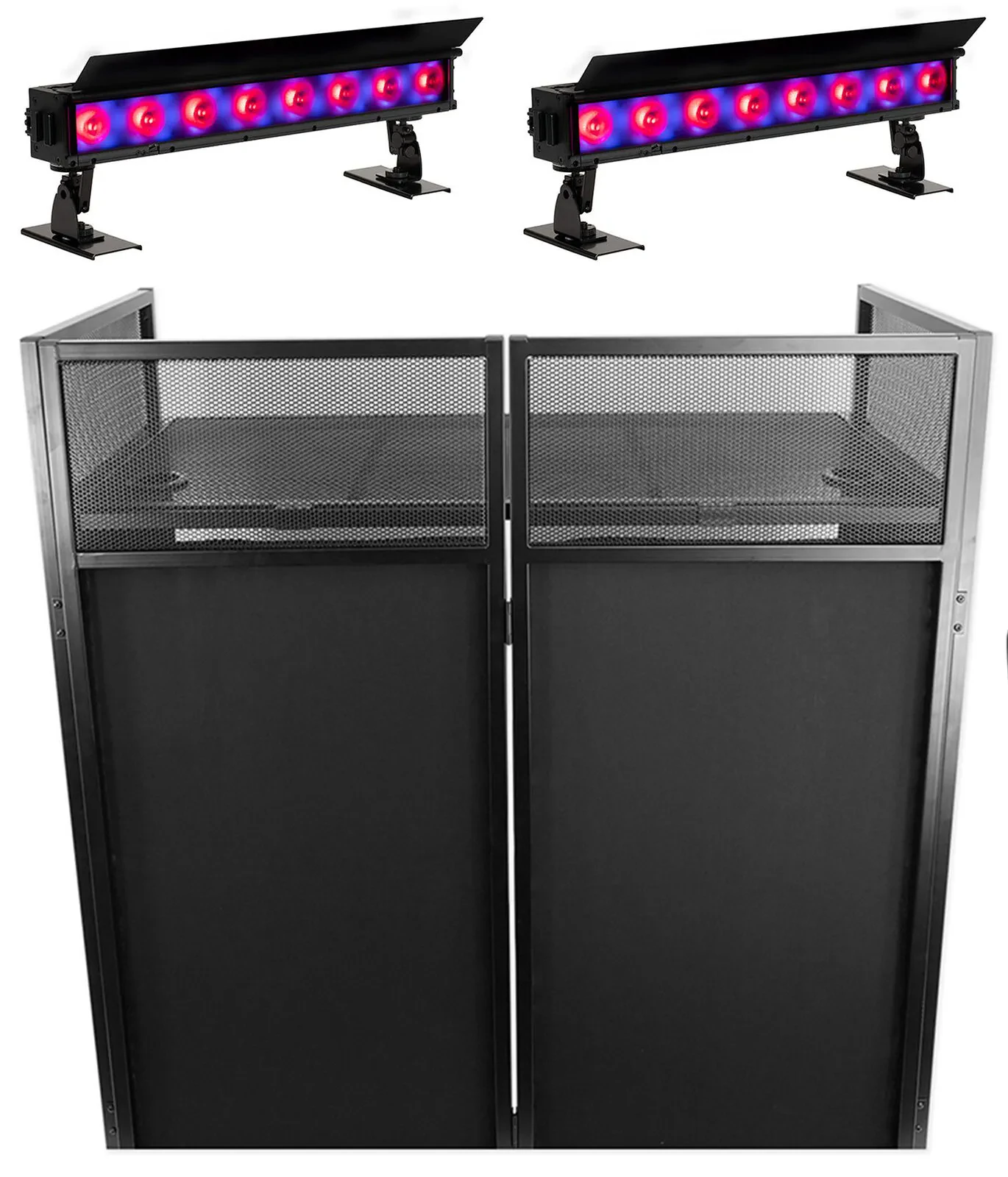 Прибор смены цвета American DJ ElectraPix Bar 8 DMX RGBAL+UV с фасадом (пара)