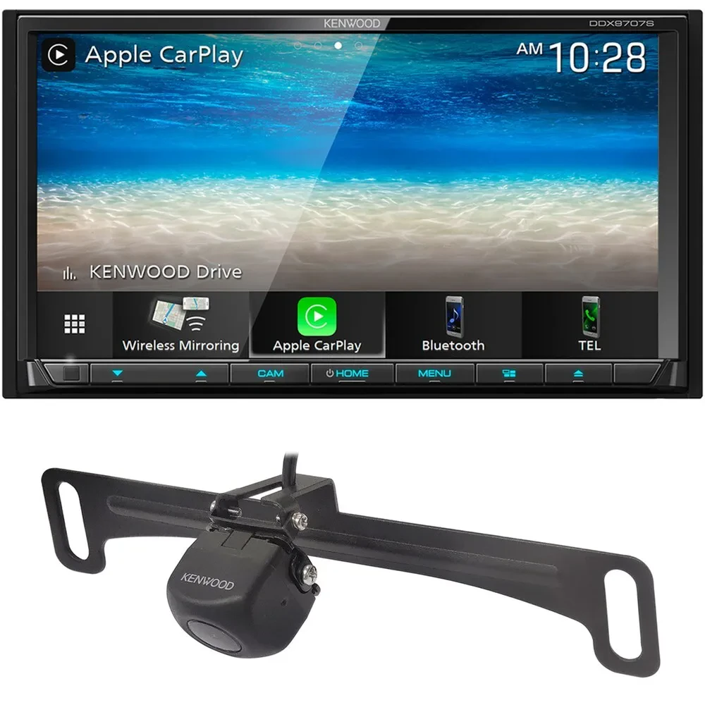 Kenwood DDX9707S 6.95" Touchscreen Receiver + 195° Backup Camera