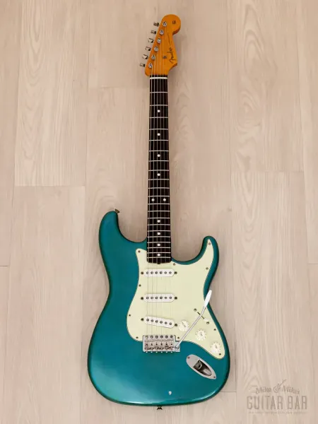 Электрогитара Fender Stratocaster 1962 Vintage Reissue Partscaster SSS Ocean Turquoise Metallic w/gigbag Japan 2000s