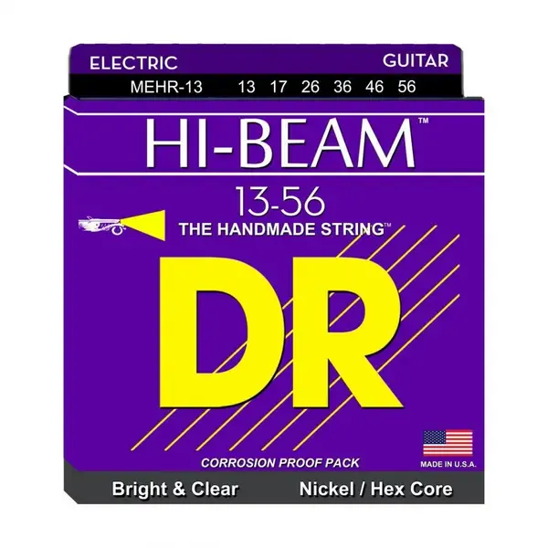 Струны для электрогитары DR Strings MEHR-13 Hi-Beam 13-56
