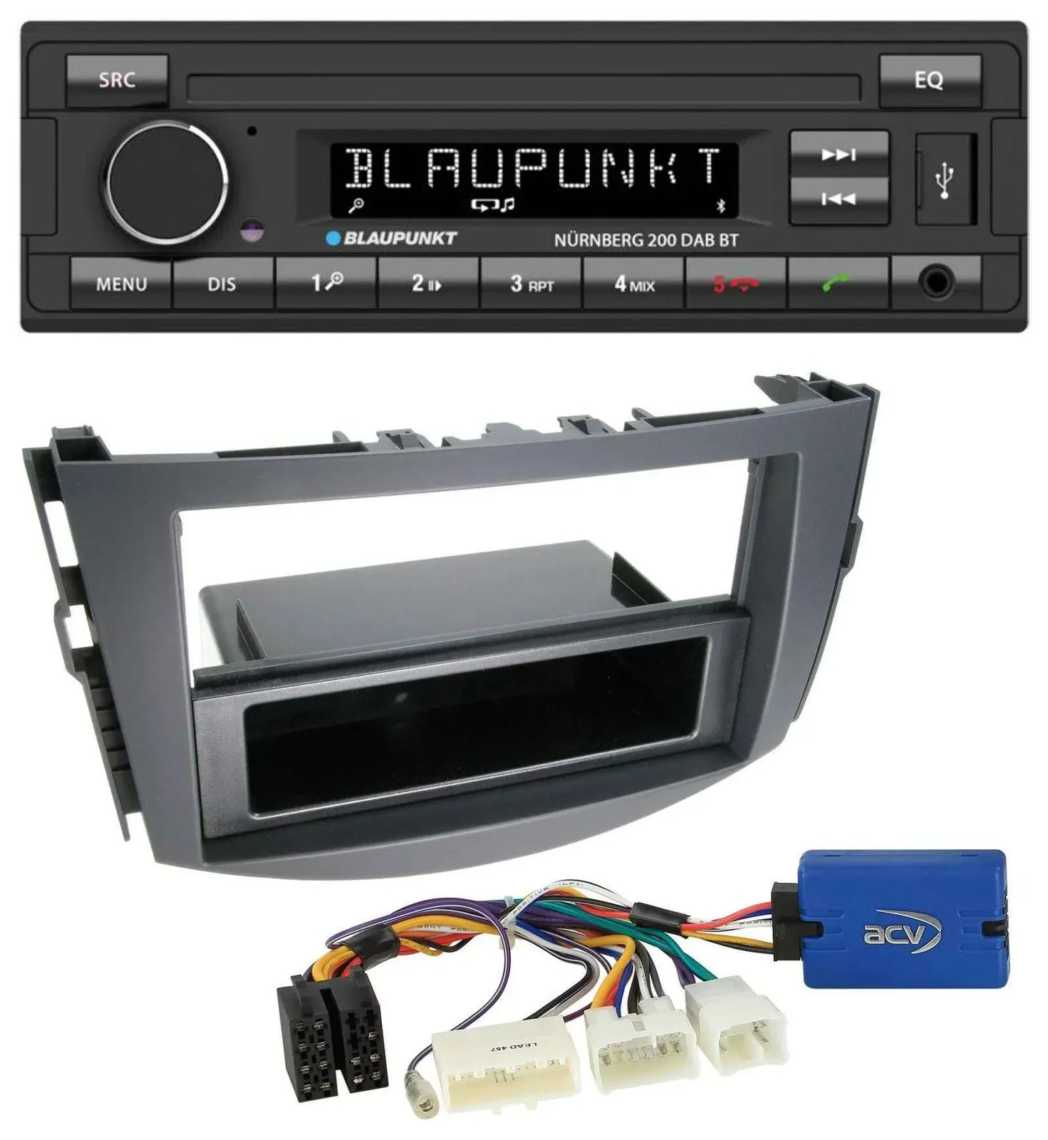 Blaupunkt USB DAB MP3 Bluetooth Autoradio für Toyota RAV-4 (11-13) - 28 Pin