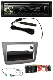 Автомагнитола для Alfa Romeo Mito (тип 955, с 2014) Pioneer MP3, USB, CD, DAB, AUX, серебристая