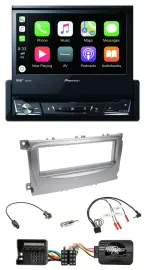 Pioneer DVD Bluetooth DAB USB Lenkrad Autoradio für Ford Galaxy C-Max ab 2007 Fo