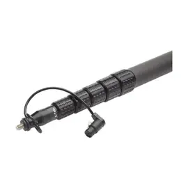 K-Tek KP9CCR 9' KlassicPro Graphite Boompole with XLR Coiled Cable  Side Exit