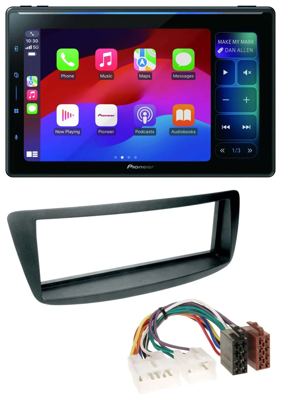 Pioneer Bluetooth DAB MP3 USB Autoradio für Toyota Aygo (AB1, 05-14)