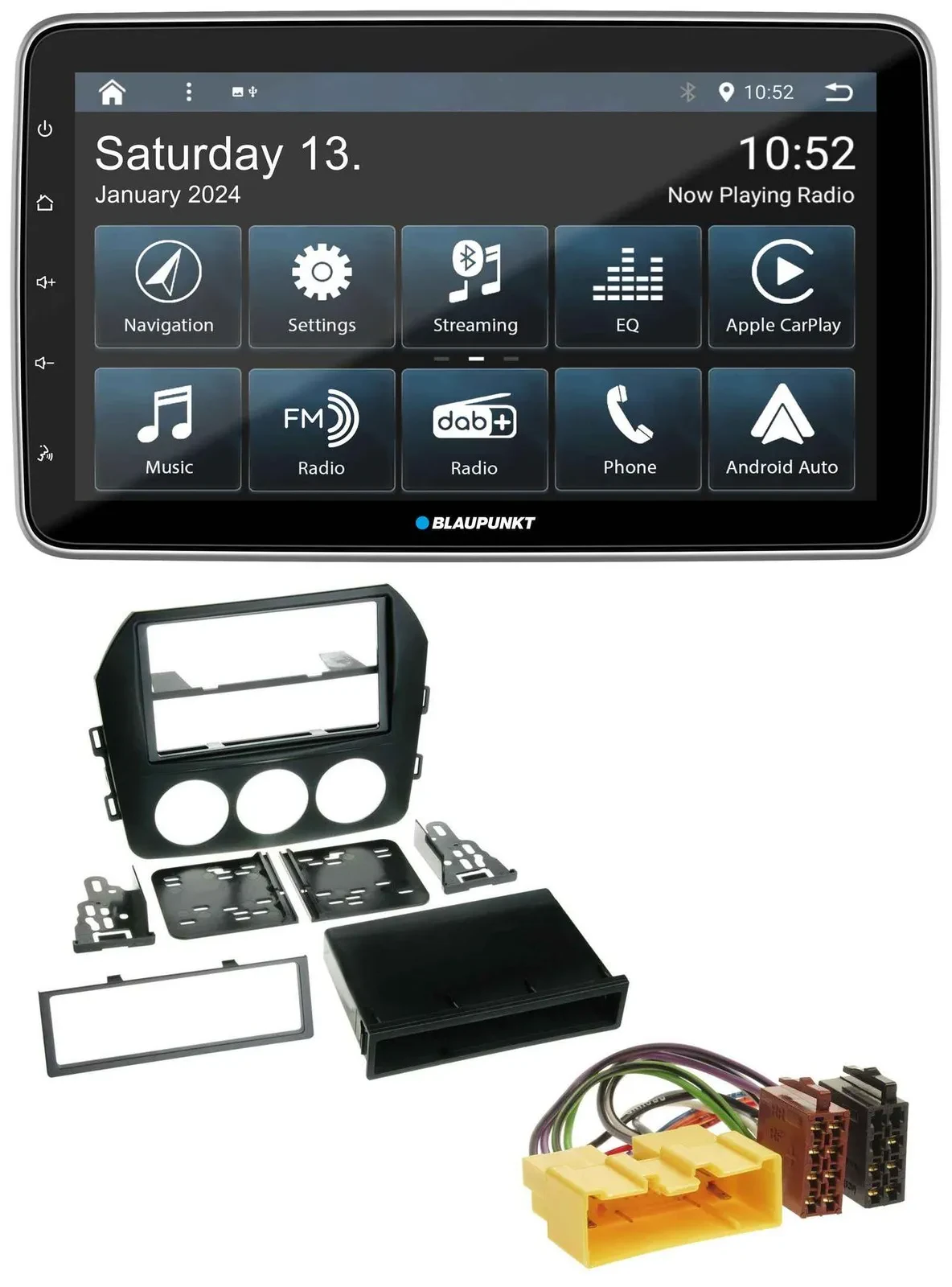 Blaupunkt USB DAB SD MP3 Bluetooth Autoradio für Mazda MX-5 (ab 2008)
