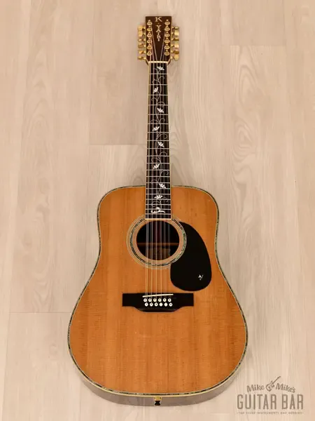 Акустическая гитара 1980 K. Yairi YW7000-12 Vintage 12-String Dreadnought Acoustic Guitar w/ Case